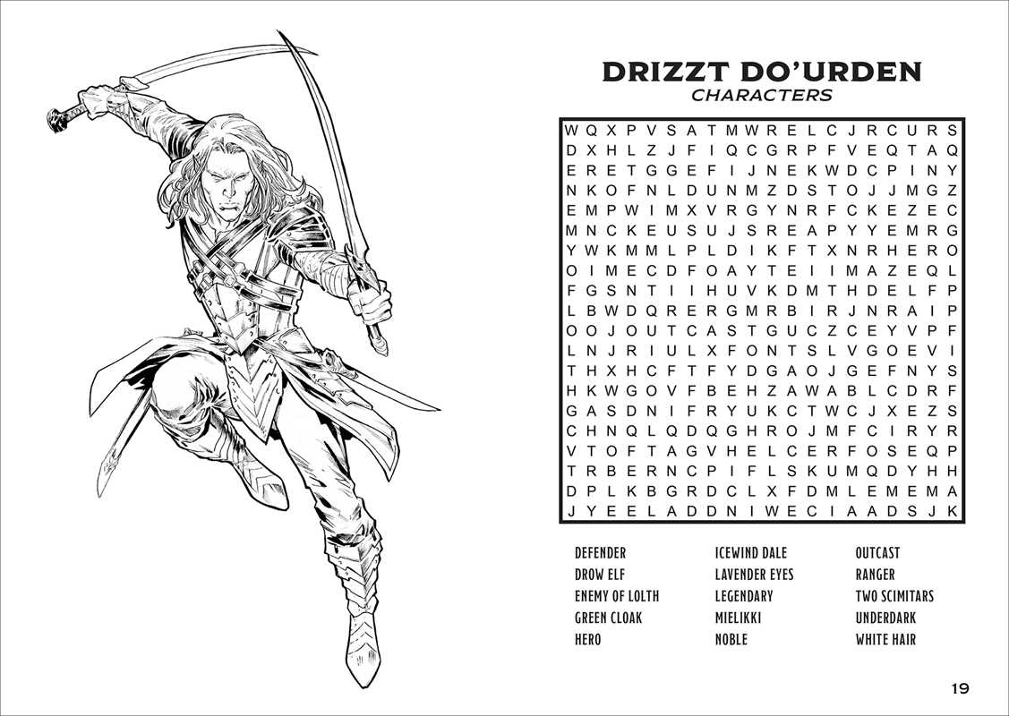 Dungeons & Dragons Word Search and Coloring Book by Editors of Thunder Bay Press