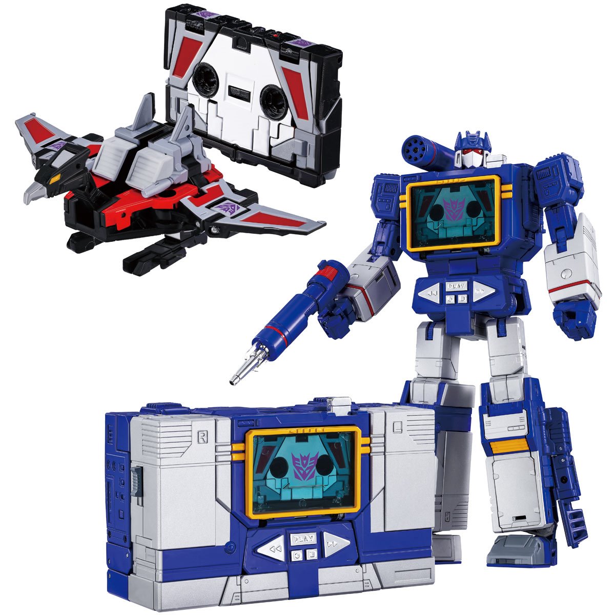 Transformers: Masterpiece MPG-19 Soundwave and Laserbeak - Action Figure