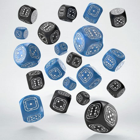 Fortress Compact D6: Black & Blue (20 pcs.)