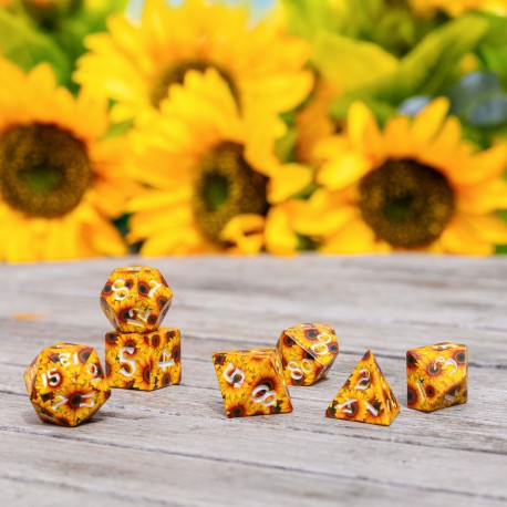 Full Art Dice™ Set: Sunflower