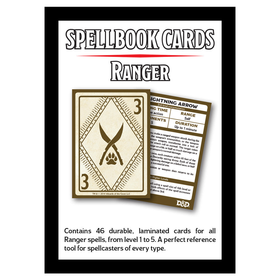 Dungeon & Dragons Spellbook Cards
