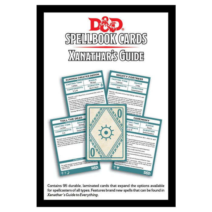 Dungeon & Dragons Spellbook Cards