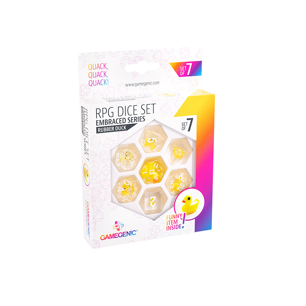 Dice: 7-Set: Embraced Series: Rubber Duck