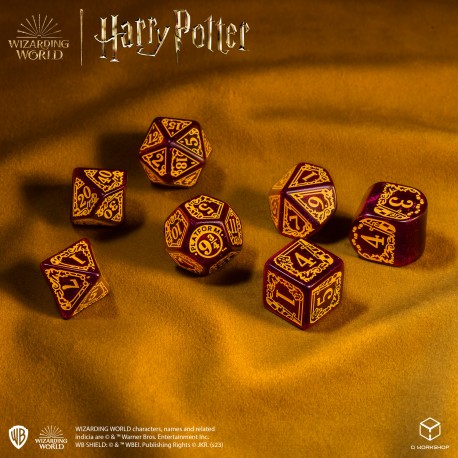 Dice: Harry Potter - Gryffindor Modern Dice Set - Red