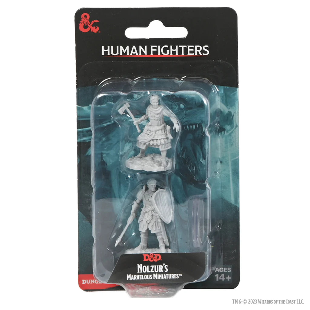 D&D Nolzur's Marvelous Miniatures: Human Fighters