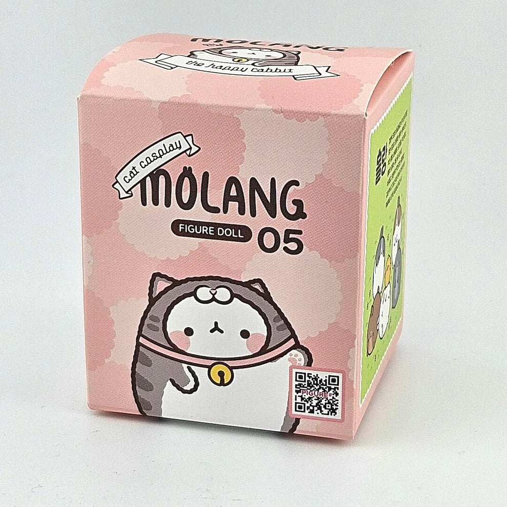 Molang Lazy Cat Costume Figure - Blind Box