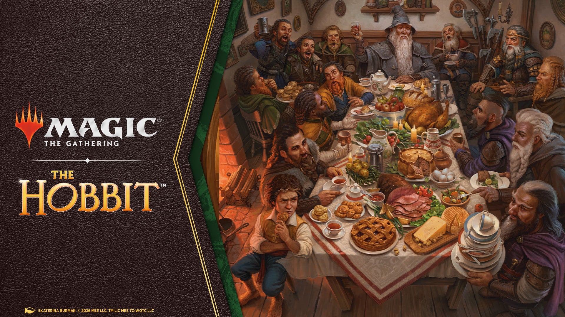 Magic: The Gathering | The Hobbit unexpected party key art