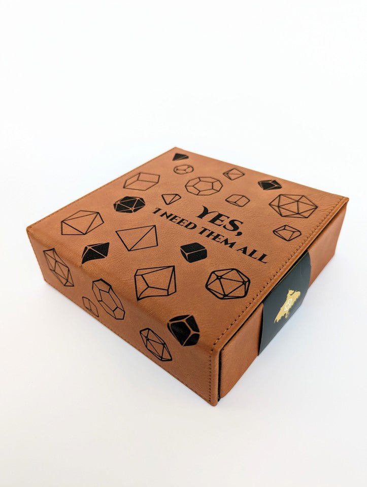 Yes, I Need Them All | Vegan Leather Dice Box