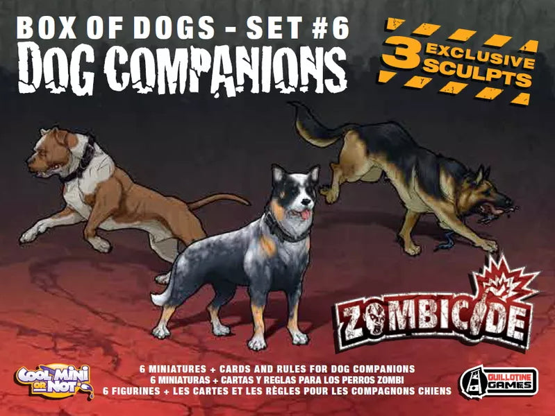 [USED] Zombicide: Box of Dogs - Dog Companions