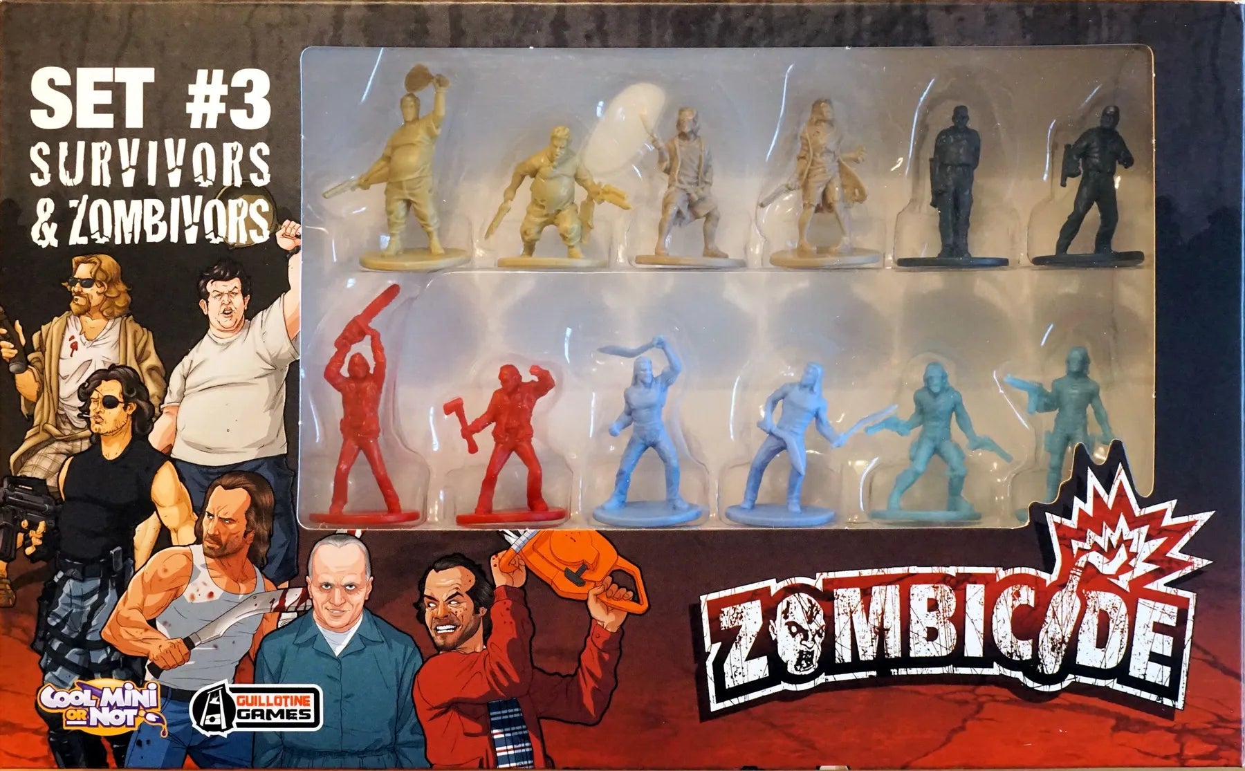 [USED] Zombicide: Season 2, Set #3 - Survivors & Zombies