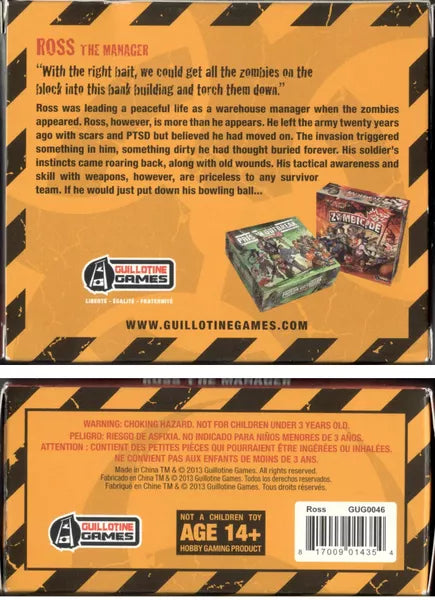 [USED] Zombicide: Ross The Manager
