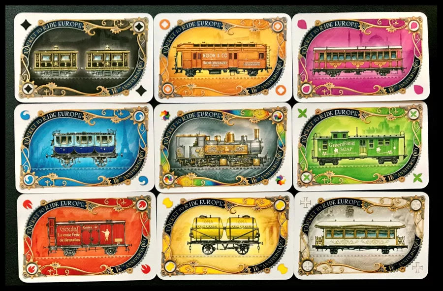 Ticket To Ride Europe 15th Anniversary Edition