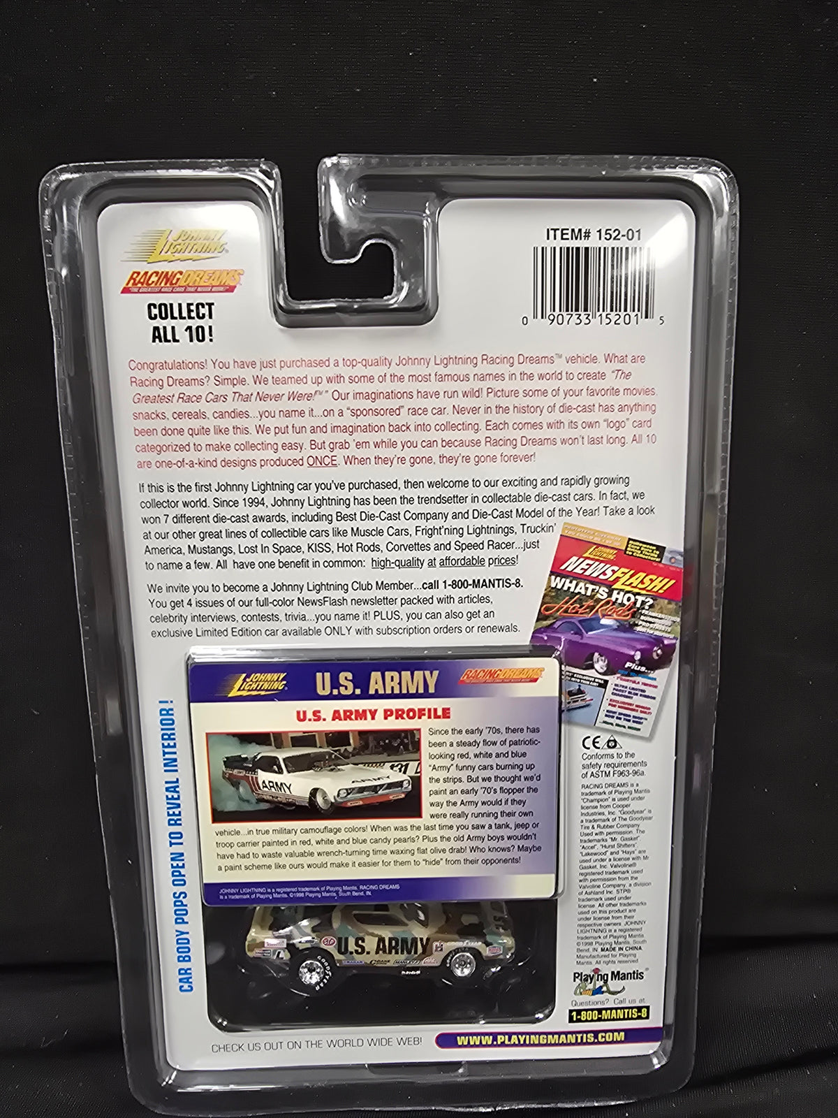 Johnny Lightning Racing Dreams - U.S Army