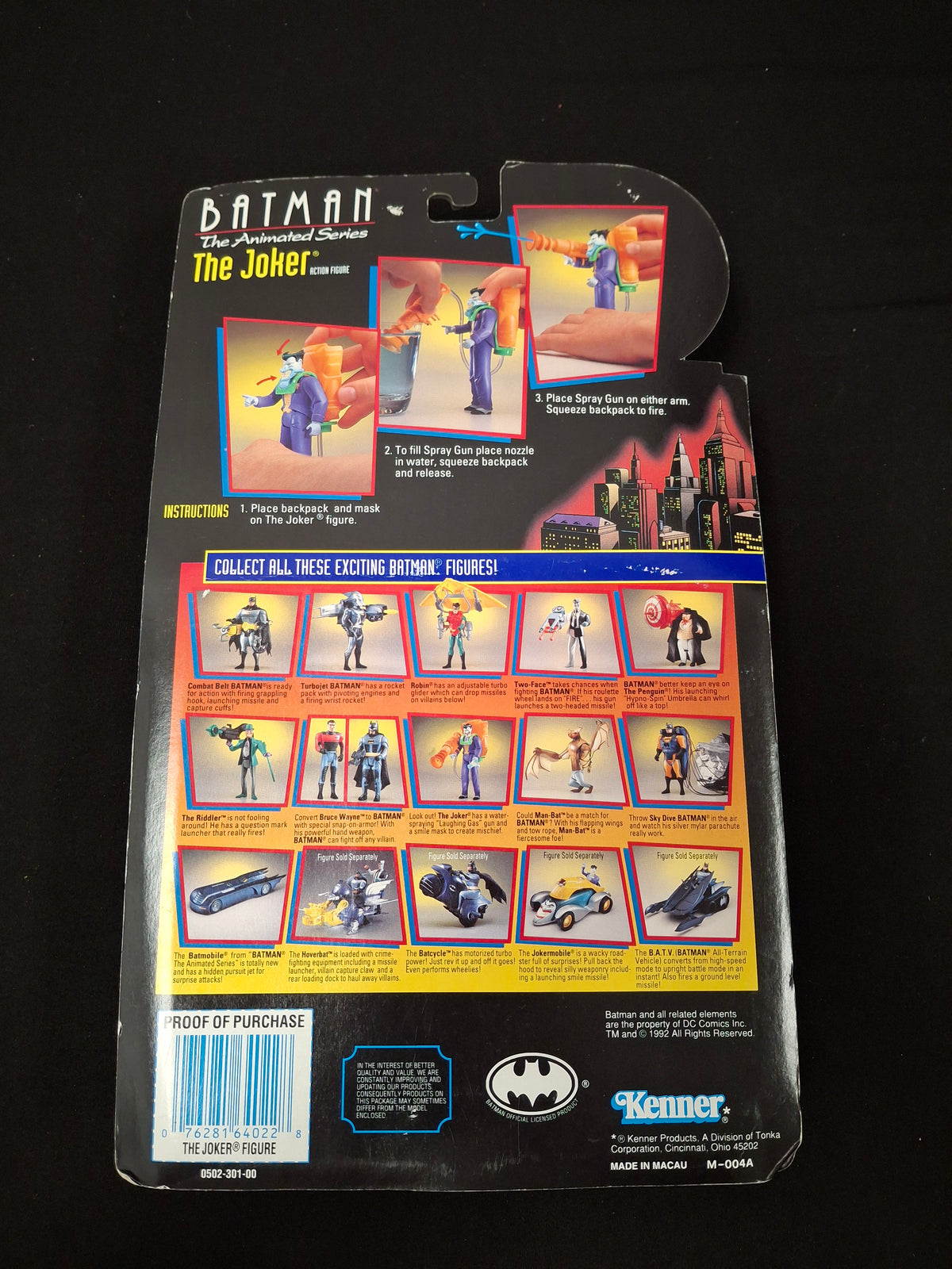Batman the Animated Series - The Joker w/ "Laughing Gas" Spray Gun