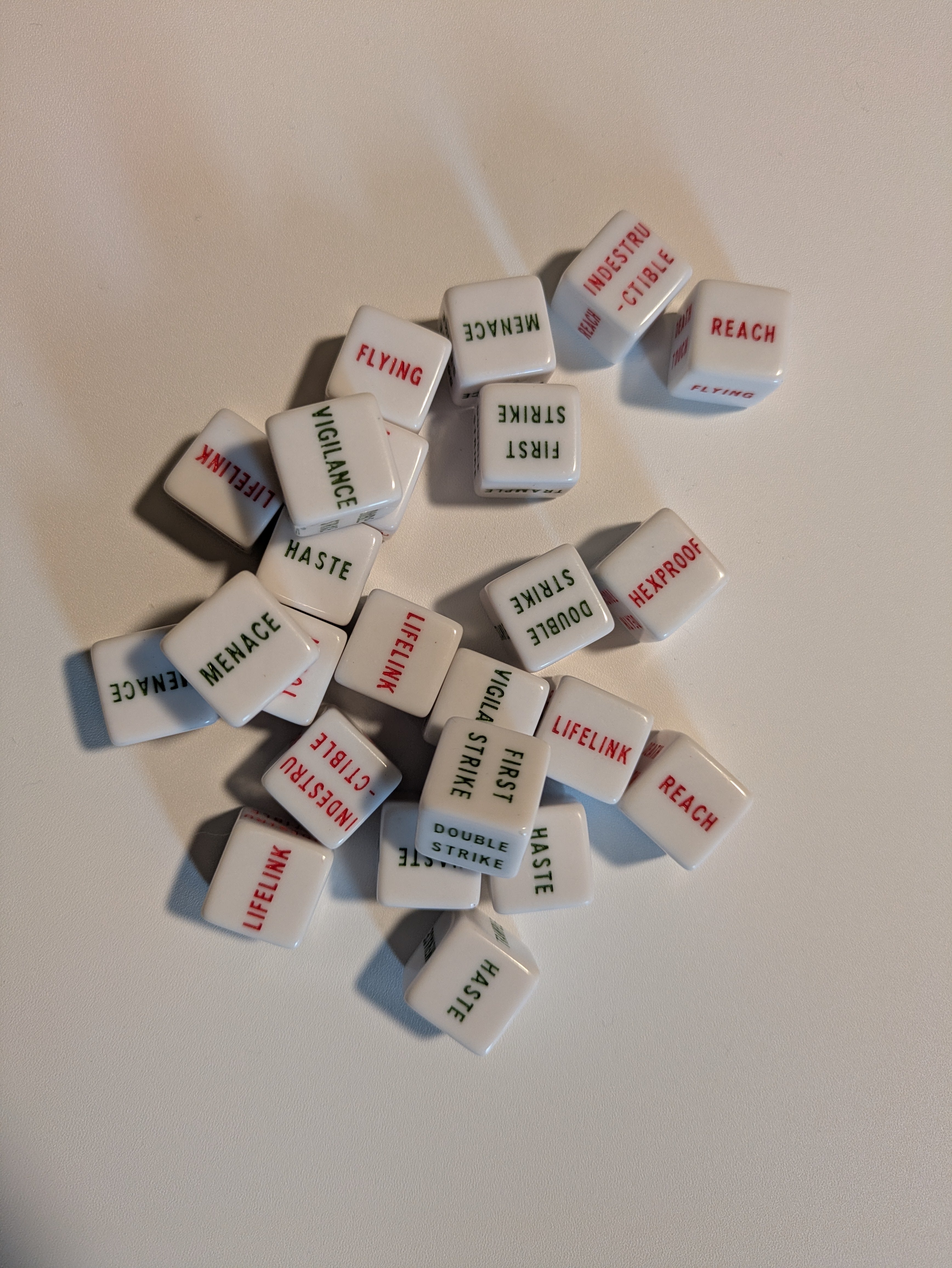 Magic the Gathering: Key Word/Ability Dice Set - White