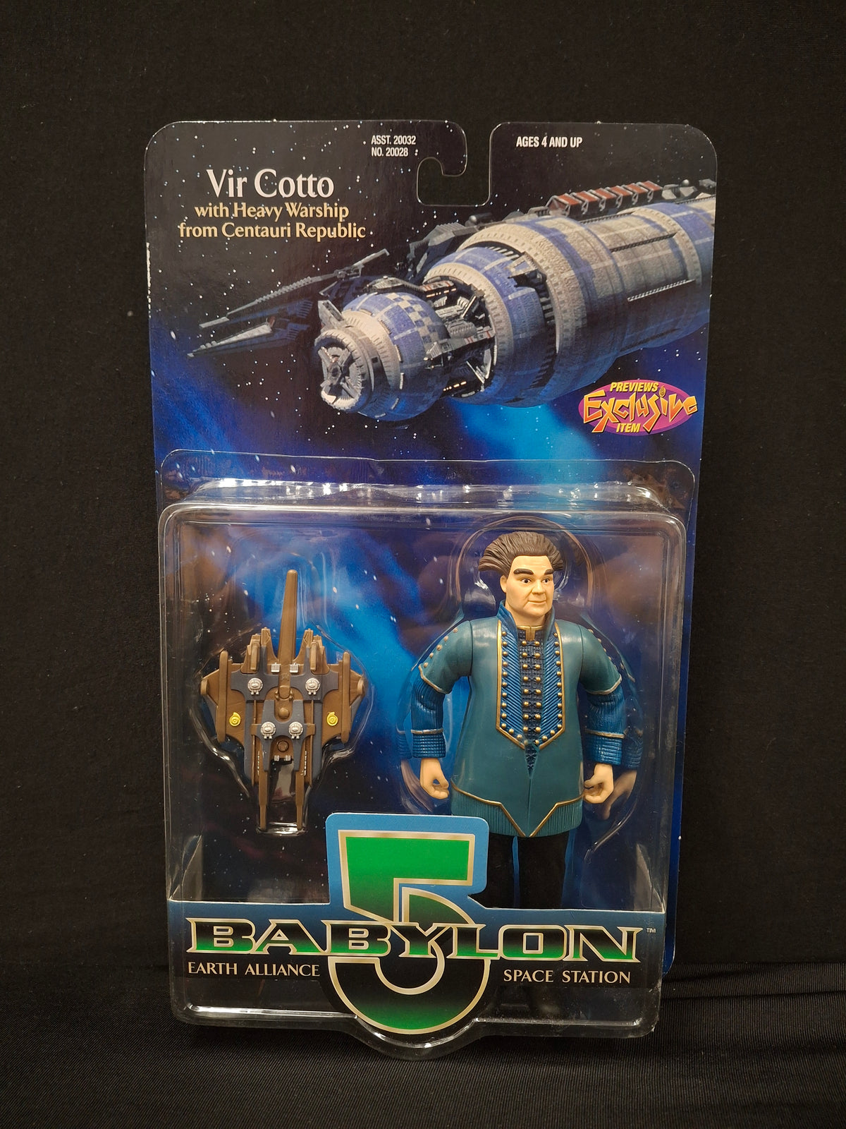Babylon 5 - Vir Cotto w/ Heavy Warship from Centauri Republic