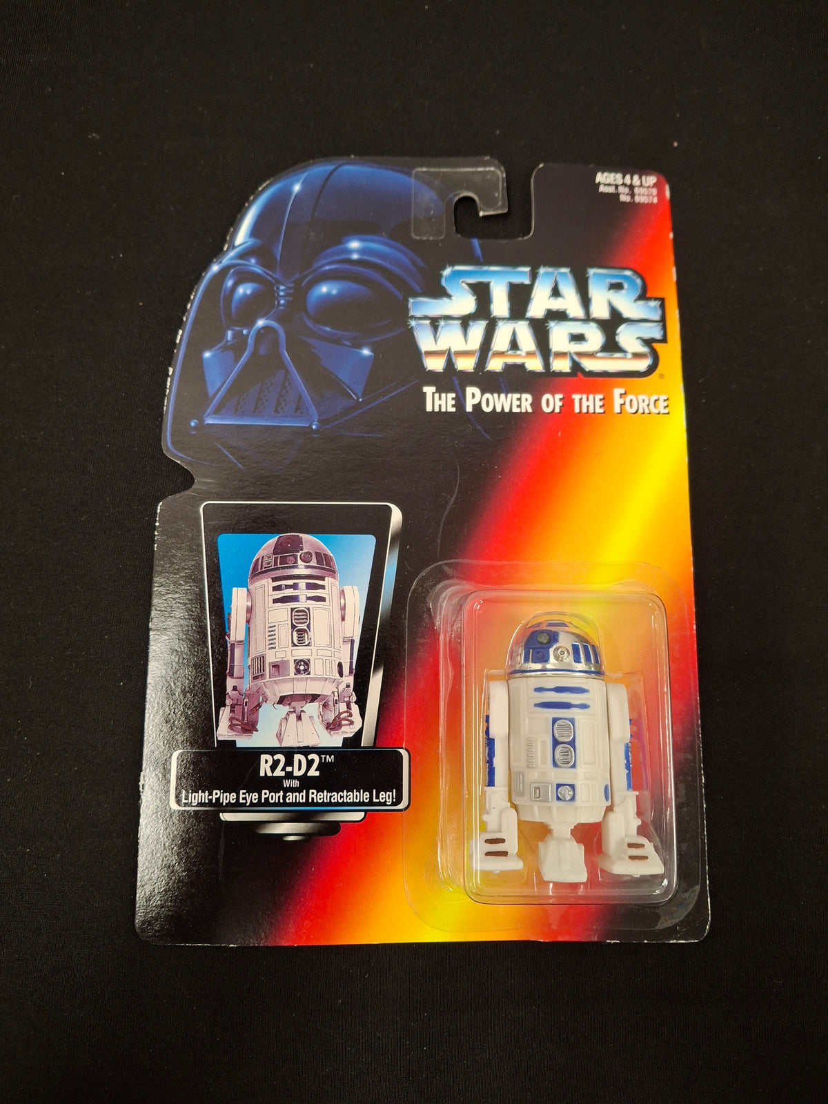 Star Wars Power of the Force - R2-D2 w/ Light-Pipe Eye Port and Retractable Leg!