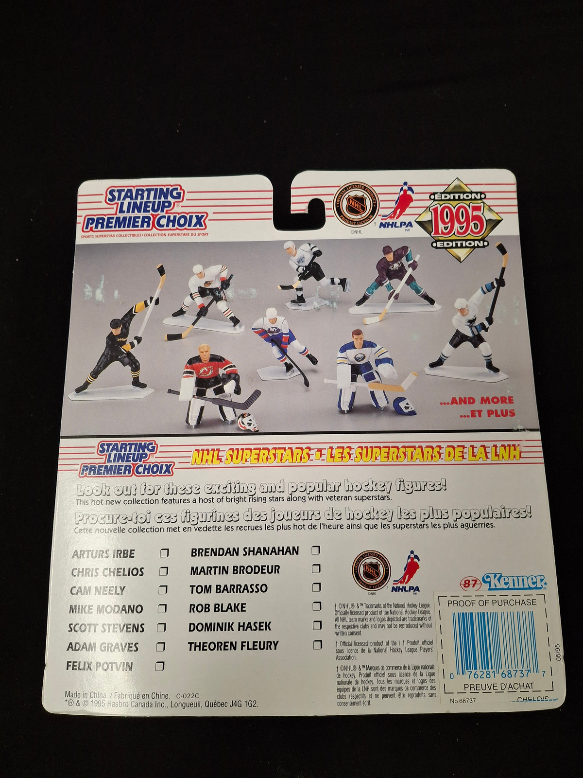 1995 Starting Lineup Premier Choix - Chris Chelios
