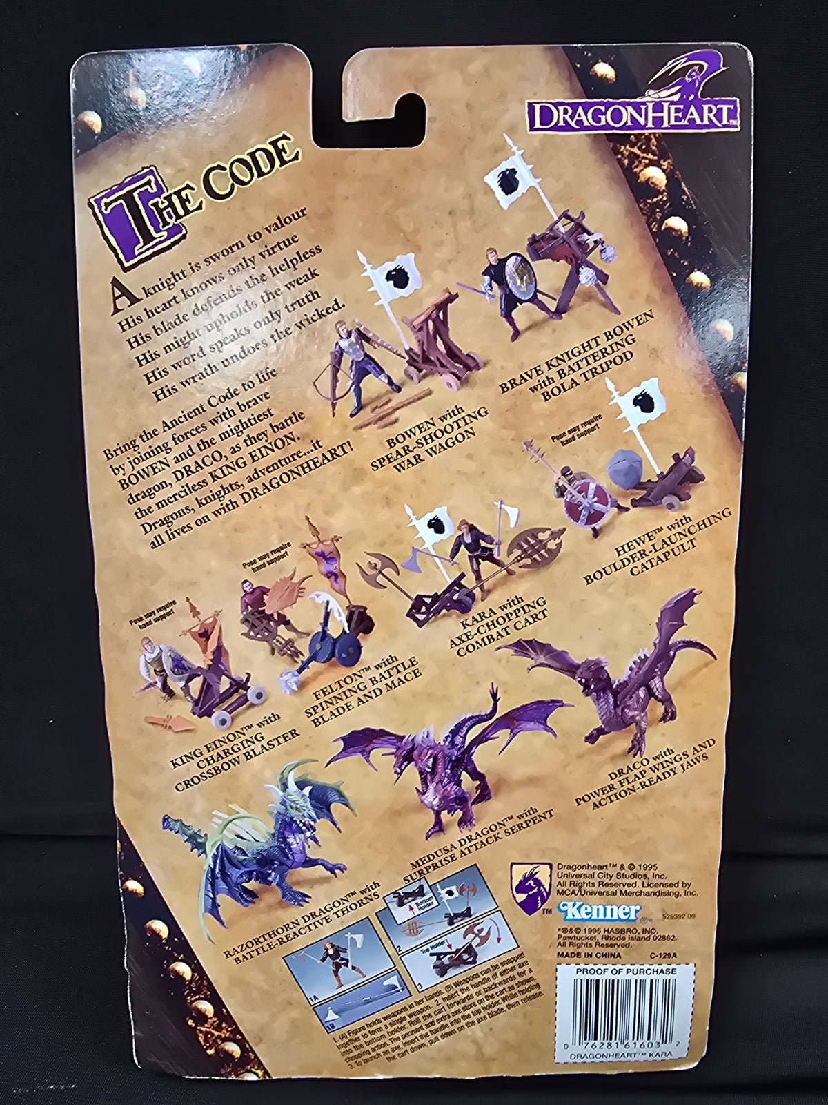 Dragonheart - Kara w/ Axe-Chopping Combat Cart