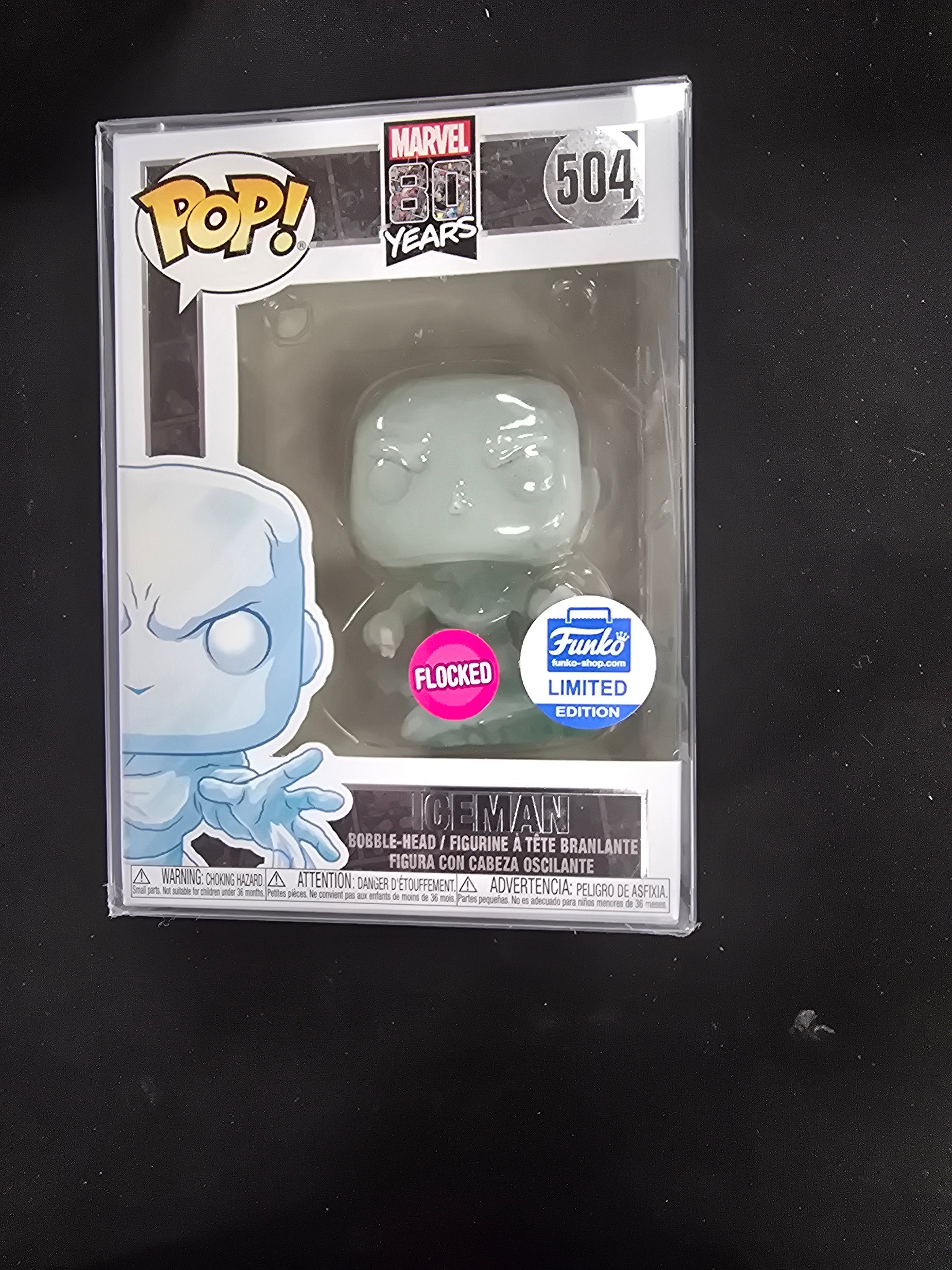 Marvel 80 Years - Iceman (Flocked) (Funko Shop Limited Edition)