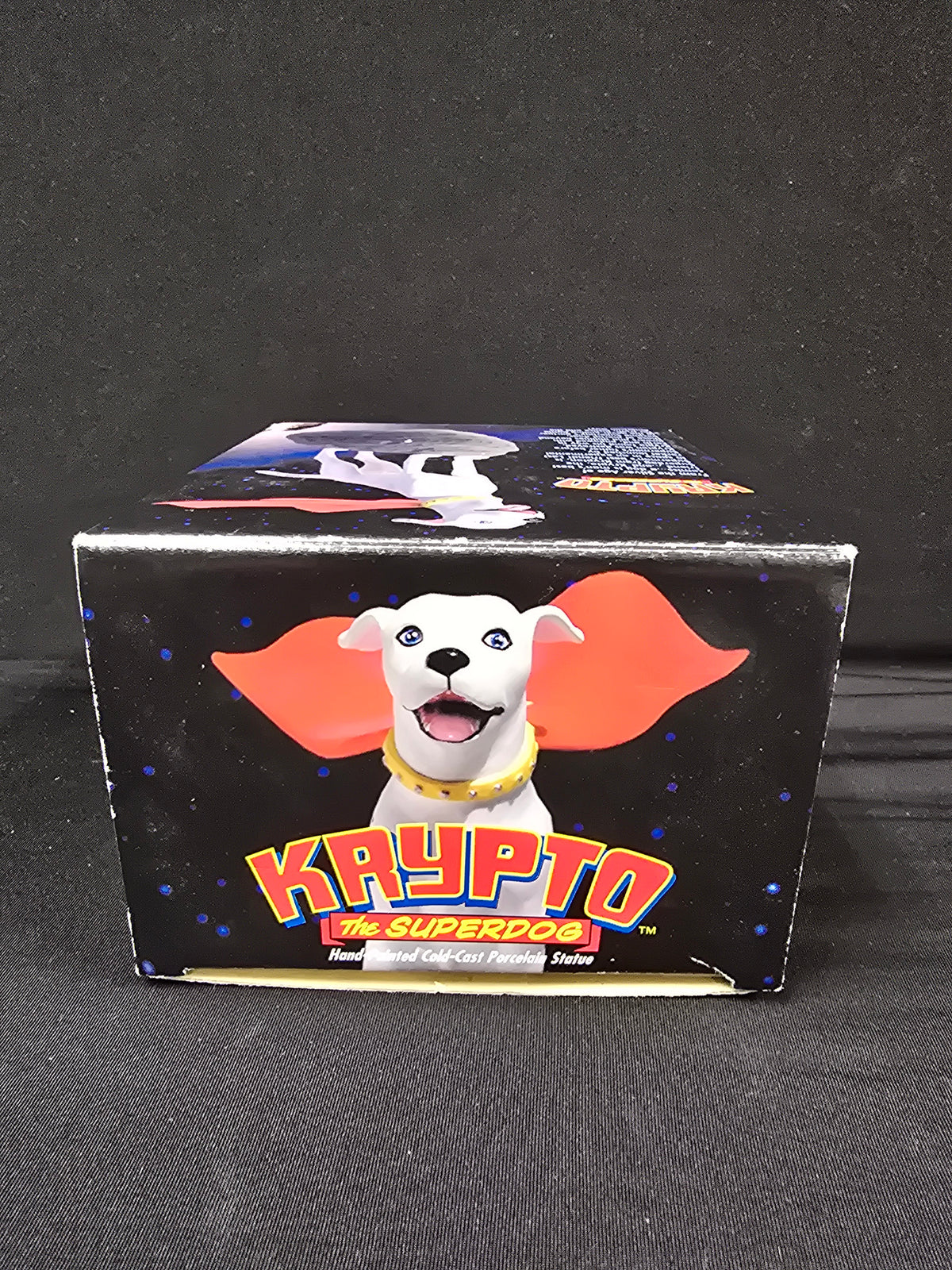 Krypto the Superdog Hand Painted Cold Cast Porcelain Statue