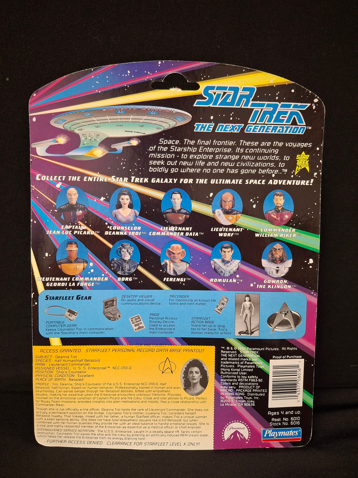 Star Trek The Next Generation - Lieutenant Commander Deanna Troi