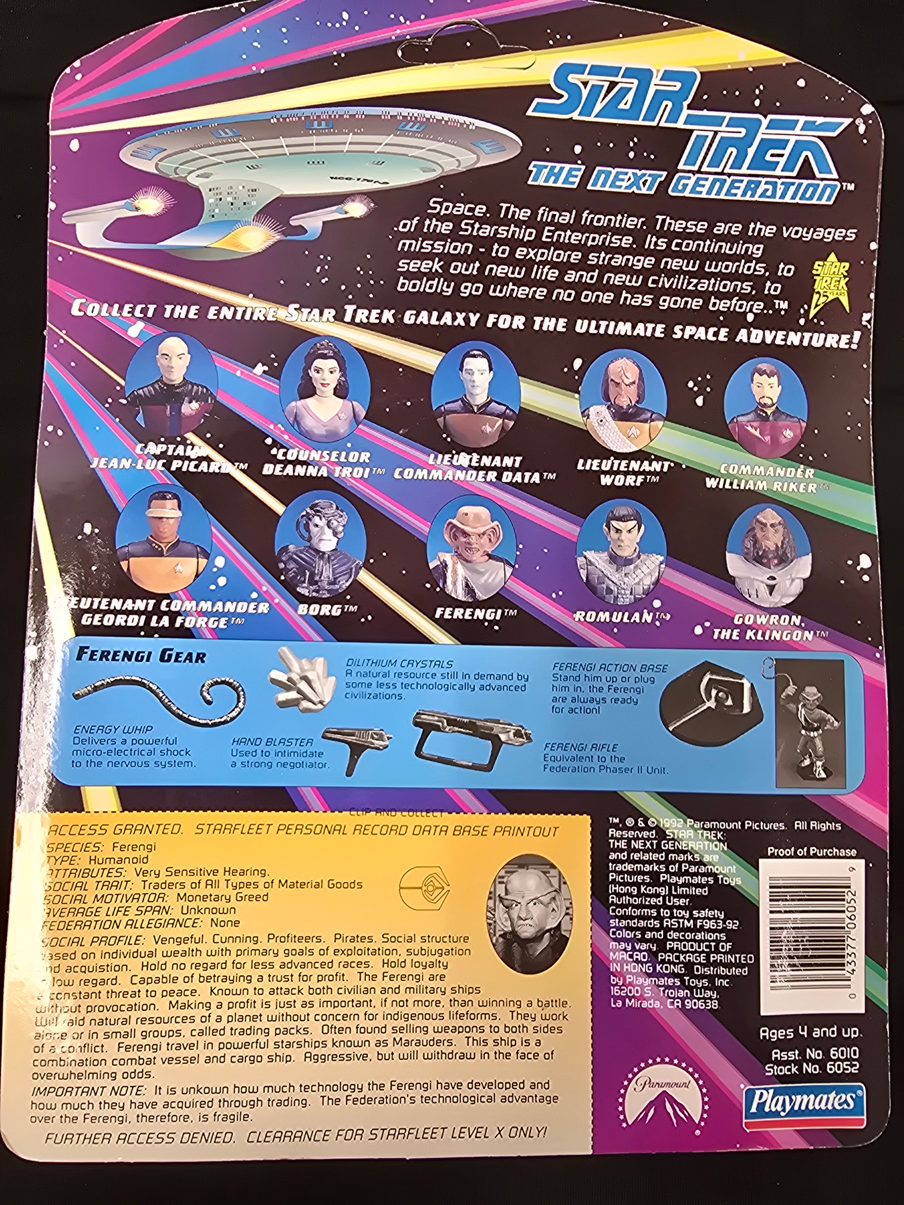 Star Trek The Next Generation - Ferengi w/ Gear