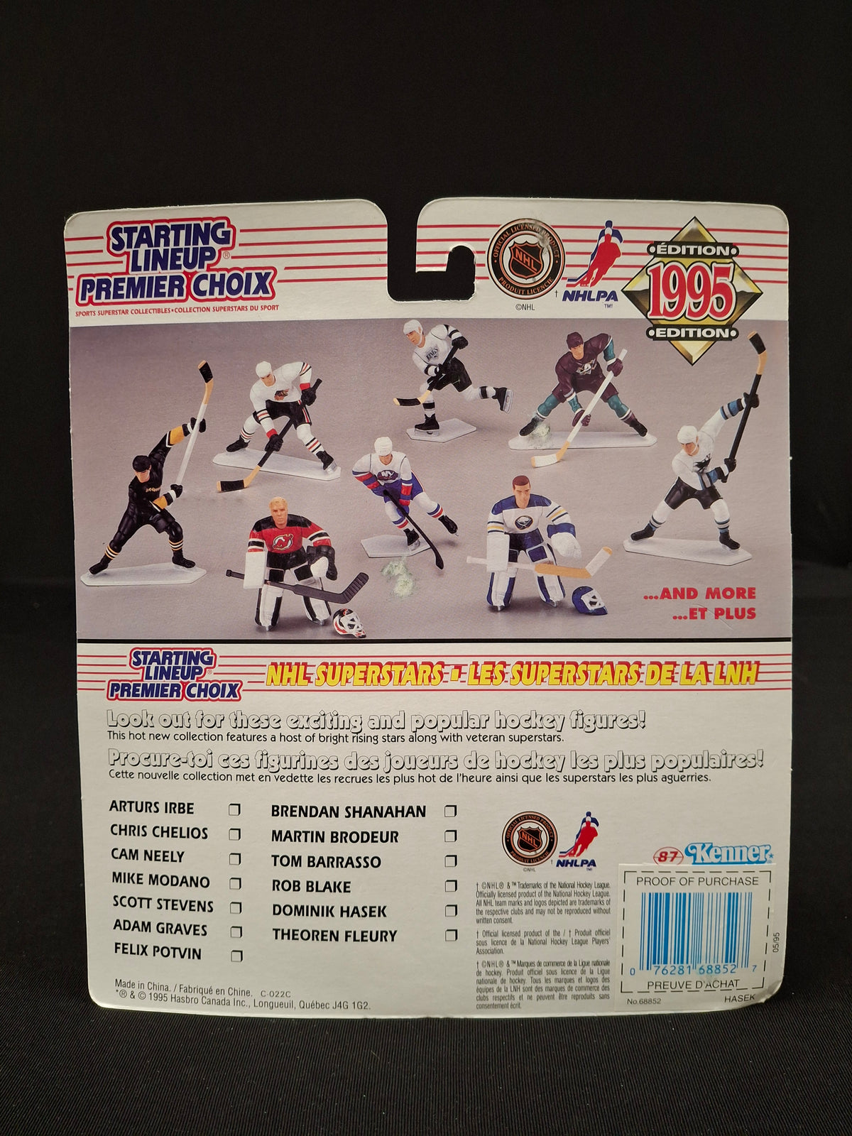 1995 Starting Lineup Premier Choix - Dominik Hasek