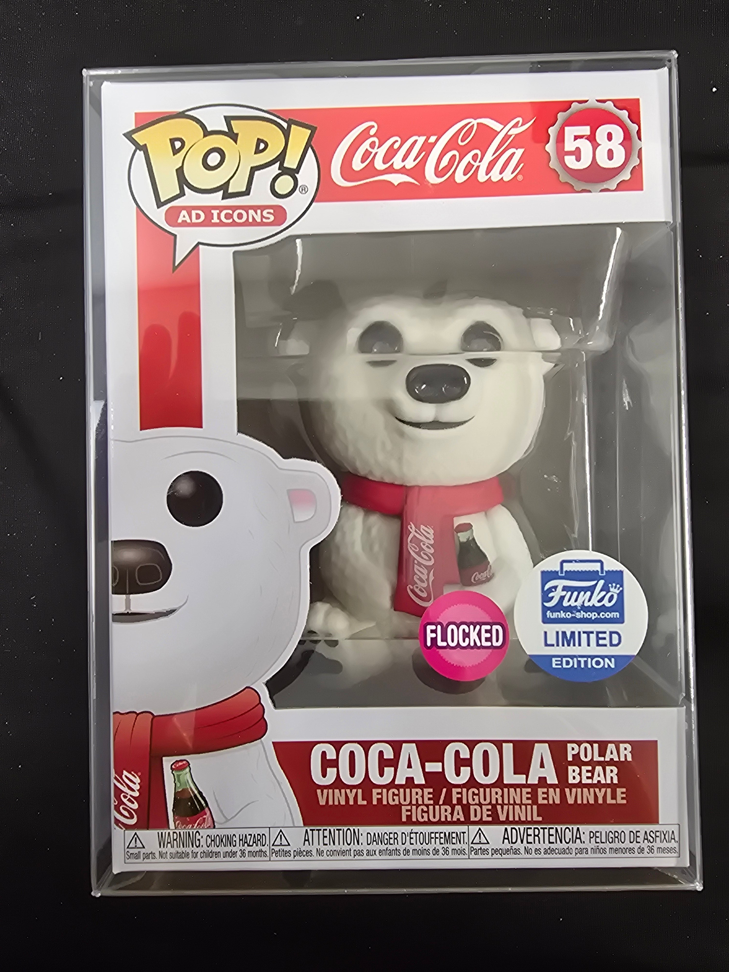 Coca Cola - Coca Cola Polar Bear (Flocked) (Funko Limited Edition)