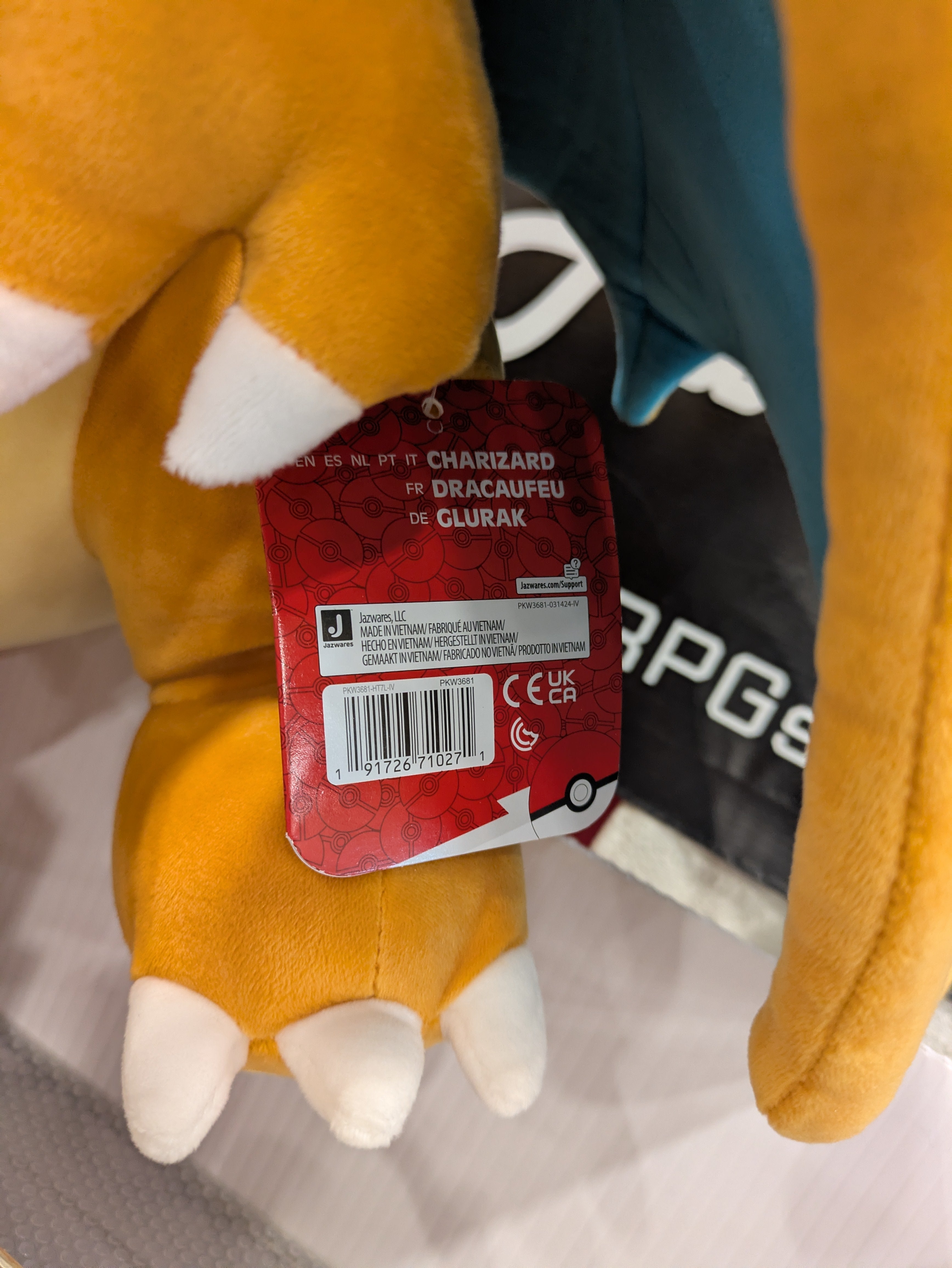 24" Charizard Stuffed Animal