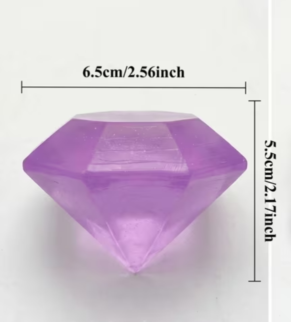 Diamond Jelly Groovy Squishy