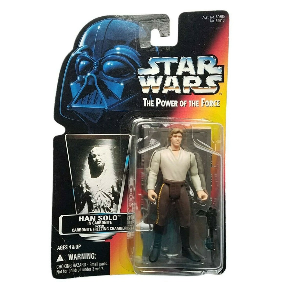 Star Wars The Power of The Force - Han Solo in Carbonite with Freezing Chamber