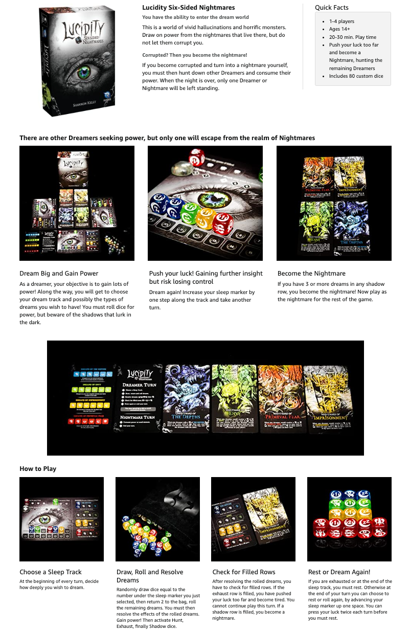 Lucidity: Six-Sided Nightmares