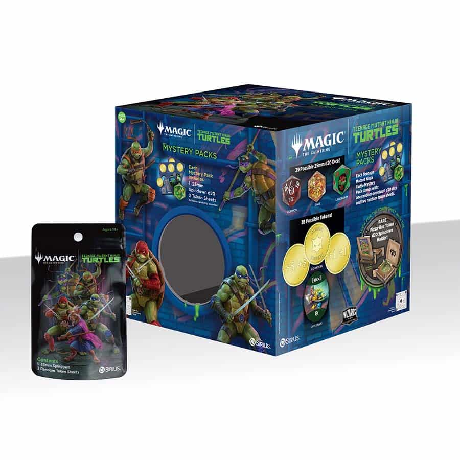 Sirius Dice: Magic The Gathering: Teenage Mutant Ninja Turtles: Treasure Packs (25CT Pdq)