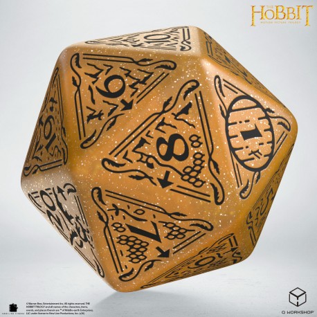 The Hobbit Spindown D20 - Solaris TCG Jumbo Die