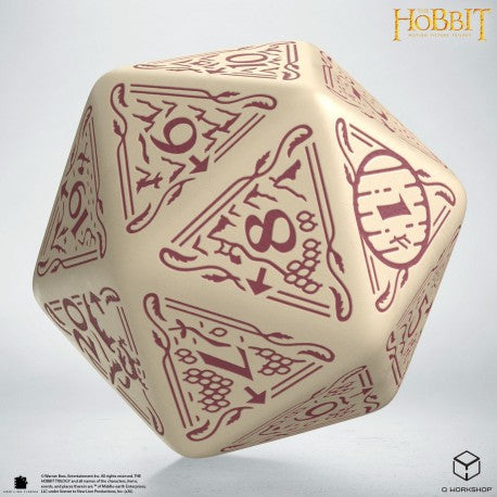 The Hobbit Spindown D20 - Terra TCG Jumbo Die