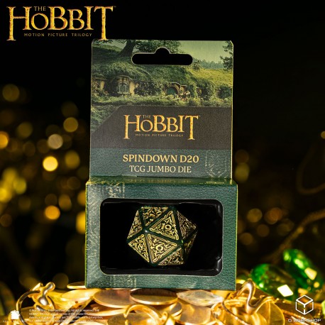 The Hobbit Spindown D20 - Verdant TCG Jumbo Die