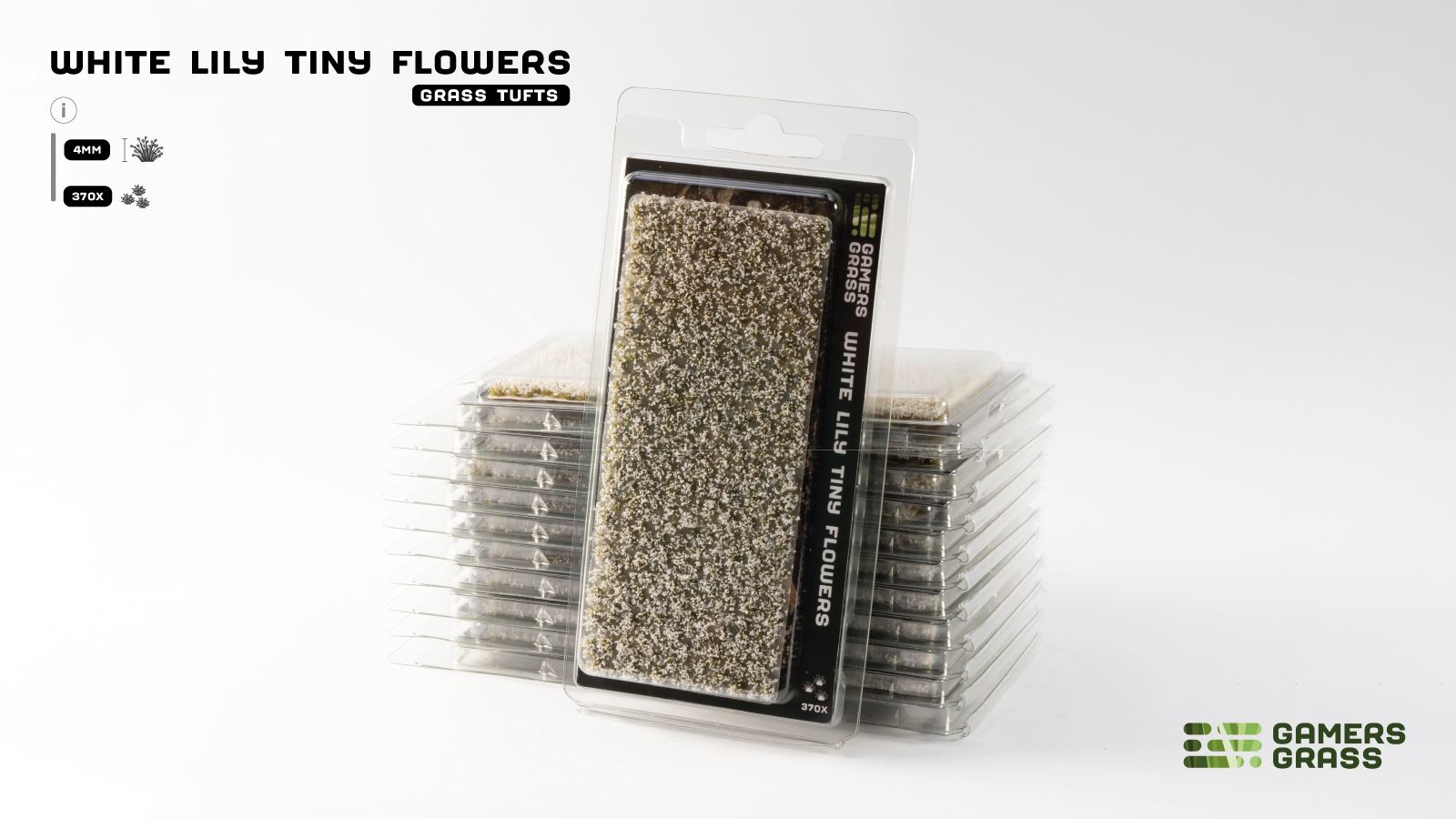 Gamers Grass White Flowers