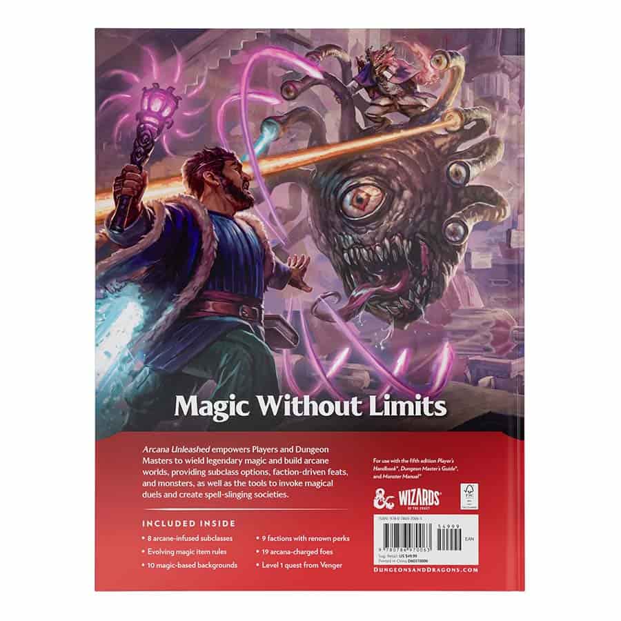 D&D: Arcana Unleashed Gameplay Expansion - Hardcover