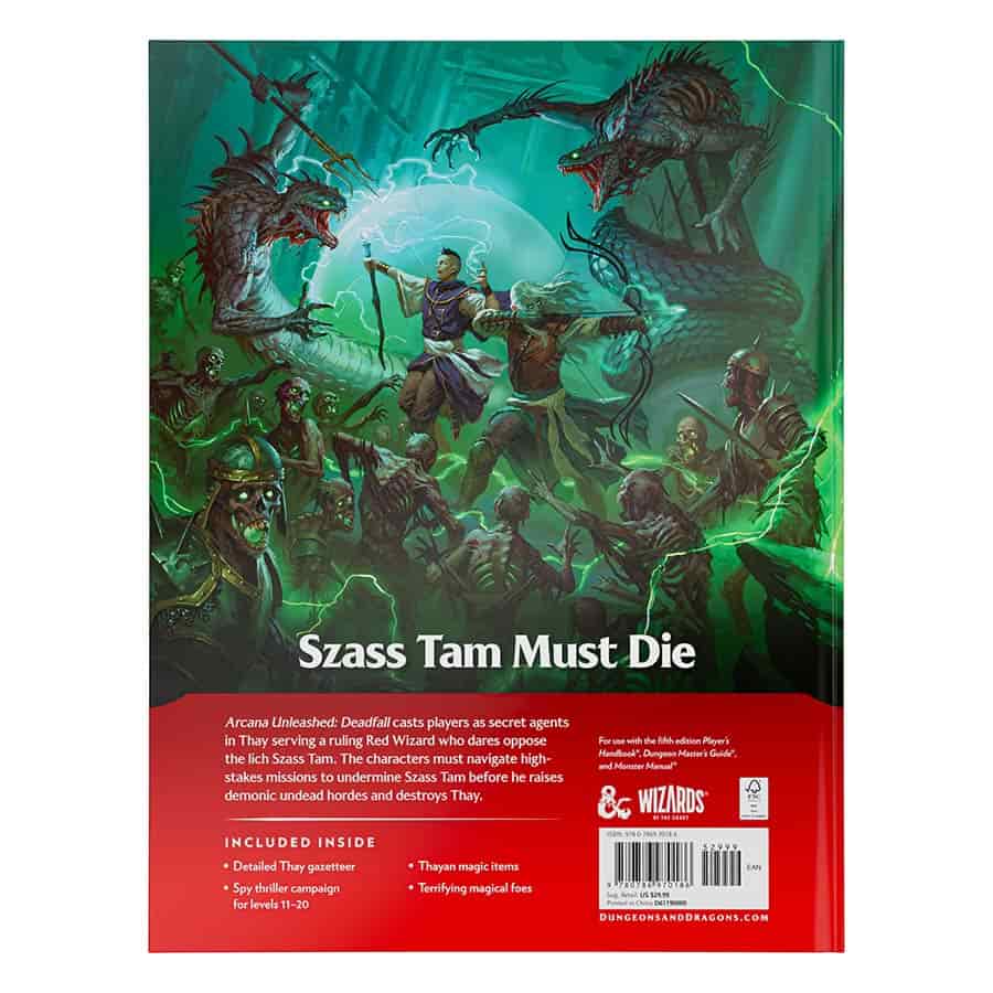 D&D: Arcana Unleashed Deadfall Adventure Expansion - Hardcover